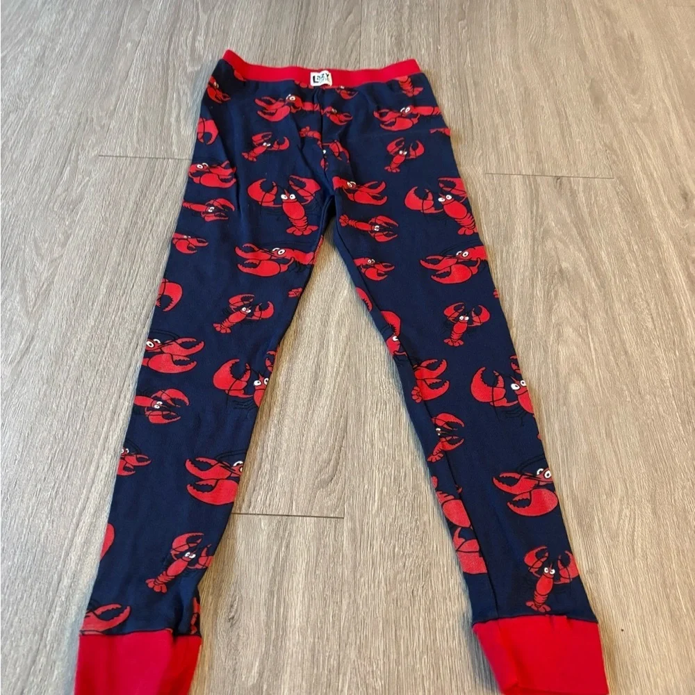 Lazy One Red and Navy Pajama Set